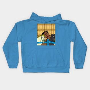 Horses Rider Pony Girl Kids Hoodie